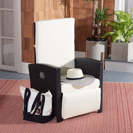 Safavieh Herdla Black & Beige Recliner Chair PAT9021A